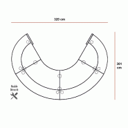 Banque d'accueil arrondie Valde - MDD - Chêne Ambré_2