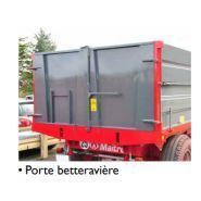 Remorque basculante BMSF de 1 tonne à 4 tonnes avec flèche réglable