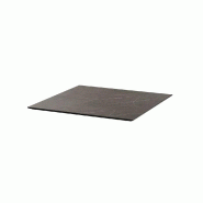 Infinity mange-debout avec piètement sable + plateau HPL Midnight Marble 70x70 cm_2