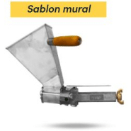 Sablon économique et confortable, version mural ou plafonnier, pour jointement de pierres, tyrolienne, crépissage rustique et application d'enduit - mac 3 - s-rc_2