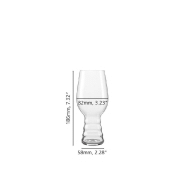 Lot de 4 verres à bière IPA - Spiegelau - Cristal sans plomb - 540 ml_2