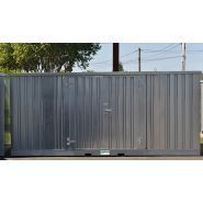 Bungalow : abri de stockage fûts, bidons, ibc, grv idéal pour déchetterie, site industriel, entrepôt, stockage logistique, chantier_2
