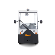 Chariot Tracteur Industriel électrique à 4 roues SIMAI TE 80IXB conçue pour des capacités de charge allant jusqu'à 8000 kg en Alpes -  disponible en achat neuf et en location de courte à longue durée_2