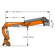 Grue auxiliaire Atlas 292.3 - modèle performant et robuste_2