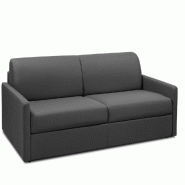 Canapé convertible Paradiso Express - 140cm avec matelas 14cm - Gris anthracite - Fabrication artisanale italienne_2