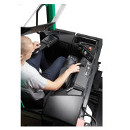 Chariot rétractable Mitsubishi Sensia EM RB20N2(H)(X) - 2000 kg - Hauteur de levage 4800 à 9000 mm - Électrique, usage intérieur_2