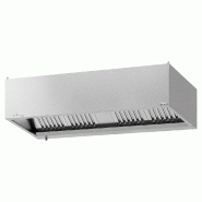 Hotte caisson inox 2m avec moteur, régulateur, filtre et éclairage | Profondeur 900 mm_2