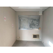 Bureau modulaire - Avec climatisation, convecteur et éclairage - 4 x 2,50 m_2