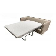 Canapé-lit CARTAGENE 3 places - 140 cm sommier - Matelas 10 cm - Lin écru - Ouverture express_2