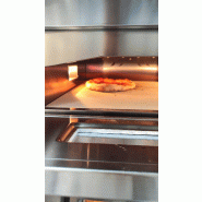 Four à pizza statique électrique professionnel 6 pizzas 65x107cm Blackline IGF Fornitalia - chambre toute réfractaire_2