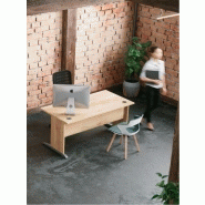 Bureau d'angle rétro - robuste et design en panneaux Structurex - aménagement modulaire_2