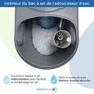 Adoucisseur d'eau 30l fleck 5600 sxt volumétrique  avec accessoires - fabriqué en france_2