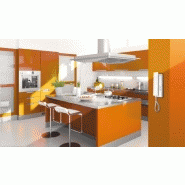 Interphone filaire EXTEL Easy Bus blanc - Double commande gâche/serrure et automatisme de portail - Installation simple_2