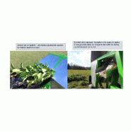 Broyeur de végétaux manuel - Fabrication française - Lame 300 mm en acier spécial - Réglable et pliable_2