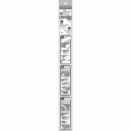 Profil alu finition de bordure pour plan épaisseur 28mm rayon 3-5mm  longueur 670mm - Le Temps des Travaux