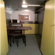 Roulotte de chantier isolé nu / 4.59 x 2.20 x 2.33 m_2