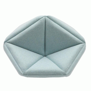 Fauteuil en tissu Fold- Softline - Feld Bleu clair_2