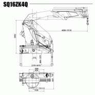 Grue auxiliaire XCMG SQ16ZK4Q - 16 tonnes - 40t.m_2