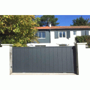 Portail coulissant standard plein - 3000 / 1580_2