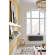 Radiateur connecté Divali plinthe 1000W gris étoilé - Atlantic - 507632_2
