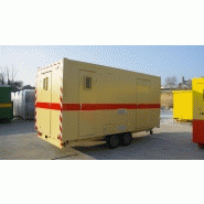 Roulotte de chantier mgr 40 / base-vie / 4 x 2.35 x 3.02 m_2