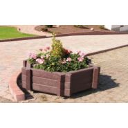 Vinca - Bacs à fleurs hexagonaux Hahn - Diamètre extérieur de 88 à 166 cm, hauteur ajustable_2