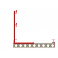 Garde corps pour dalles alvéolées - lagneaux - dimensions réglable de 910mm à 1620mm_2