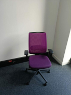 Fauteuil de Bureau Steelcase Reply Air Violet Mystique d'occasion - Mesh aéré et ergonomique_2