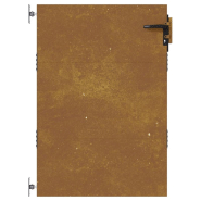 Vidaxl portail de jardin 85x125 cm acier corten 153258_2