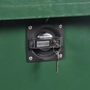 Chariot à déchet - Soco'or - Volume 1100L - Polyéthylène HDPE, 4 roues avec freins rotatifs, résistant aux UV et aux chocs_2