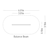 Équipement de fitness extérieur - Gym Balance Beam - 8040958 - Hags - Poutre d'équilibre robuste pour entraînement pliométrique_2