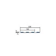 Bande de guidage - Signature - Métacrylate adhésive pour extérieur - Dimensions : 166 x 970 mm_2