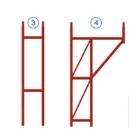Échafaudage à pivots - cadres préfabriqués - charge maxi. 30kN/m2 - GBM_2