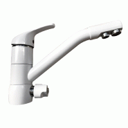 Robinet de cuisine mitigeur 3 voies dauphin blanc_2