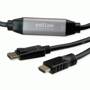 Roline câble displayport dp - uhdtv, m/m, noir, 10 m_2