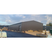 Abri de stockage - Bâtiment métallique modulable en acier galvanisé avec options personnalisables_2