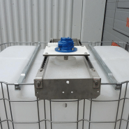 Agitateur pneumatique de cuve IBC - 1300 trs/min + Adaptateur universel + hélice 120 mm_2