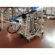 Bras manipulateur à equilibrage pneumatique sur chariot autonome_2