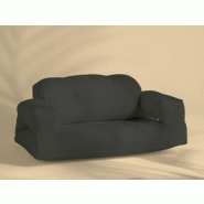 Canapé d'extérieur relax convertible HIPPO OUT - Gris anthracite - Design scandinave - Modulable en matelas 1 place_2
