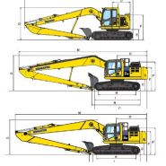 Excavator range slf/lr pelles sur chenilles super long front_2