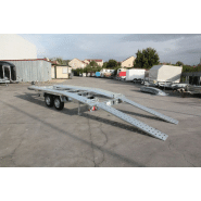 Remorque porte voiture 2700 kg roues dessous pan coupe - lider 39790_2