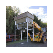 Trémie mobile de stockage de granulés  -  capacité 1.1m3 ou 2.3m3 -  Ø ouverture 700mm - Trémie'Box_2