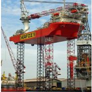 Bos 45000 - Grue portuaire offshore Liebherr - Capacité de levage max 1 400 tonnes - Portée 102 m_2