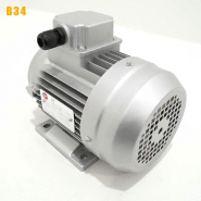 Moteur électrique triphasé 230/400V - 1,5 kW - 1500 tr/min - ALMO MH390L4B34 - Aluminium - Bride B34_2