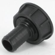 Raccord annelé - Droit - avec écrou - F 1