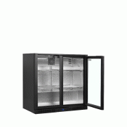 Arrière bar réfrigéré 2 portes BA26H noir TEFCOLD_2