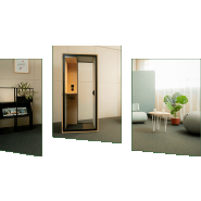 Cabine acoustique pour un échange productif  en toute discrétion entre deux personnes - Essentielle M_2