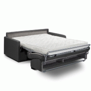 Canapé convertible Paradiso Express 120cm - Matelas 14cm - Gris anthracite - Fabrication italienne_2