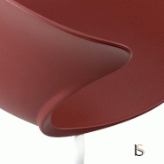 Chaise de collectivité Gina - Act - Rouge_0