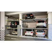 Parking mécanique à stationnement indépendant sur trois niveaux - Hauteur de véhicule jusqu'à 175 cm - Largeur de place jusqu'à 500 cm - Parklift 413_2